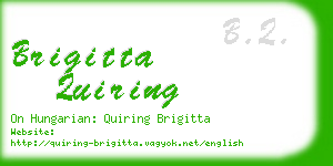 brigitta quiring business card